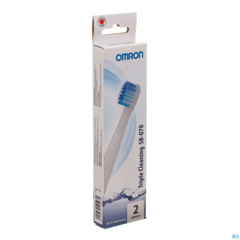 Omron brosse remplacement sb070 triple clean.head2
