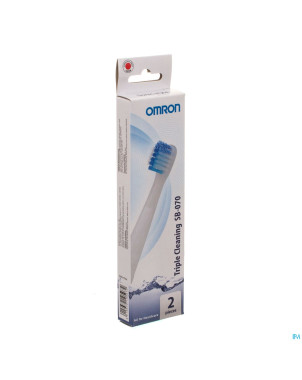 Omron brosse remplacement sb070 triple clean.head2