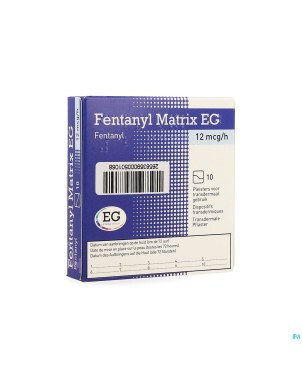Fentanyl matrix eg 12,5ug empl transderm 10