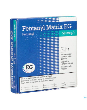 Fentanyl matrix eg 50,0ug empl transderm 10