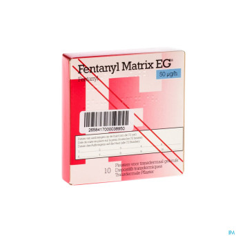 Fentanyl matrix eg 50,0ug empl transderm 10