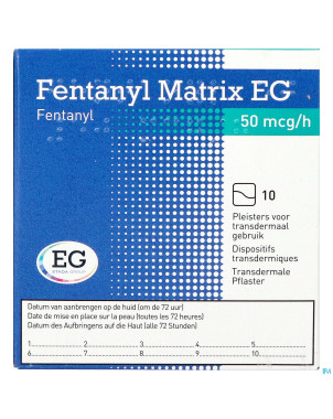 Fentanyl matrix eg 50,0ug empl transderm 10