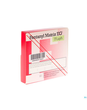 Fentanyl matrix eg 75,0ug empl transderm 10