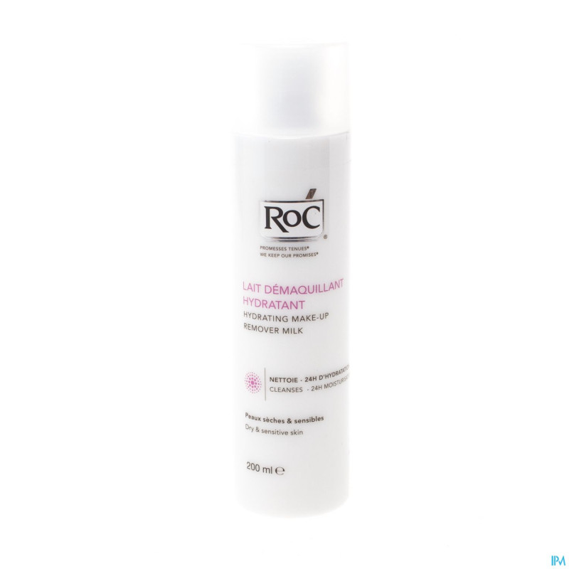 Roc lait demaquillant hydratant 200ml
