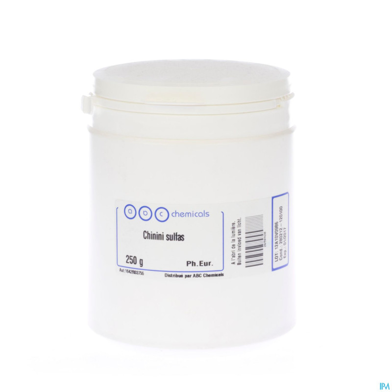 Quinine sulphate    250g abc