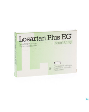 Losartan plus eg 50 mg/12,5 mg comp pell 28