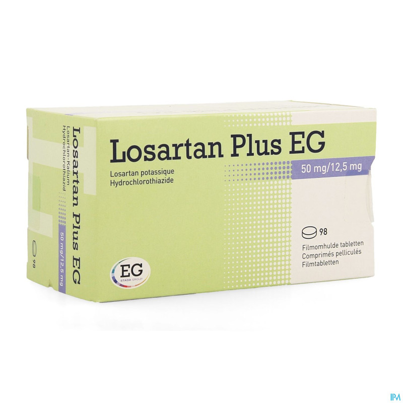 Losartan plus eg 50 mg/12,5 mg comp pell 98
