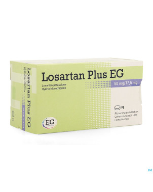 Losartan plus eg 50 mg/12,5 mg comp pell 98