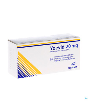 Yoevid 20 mg comp gastroresist  56
