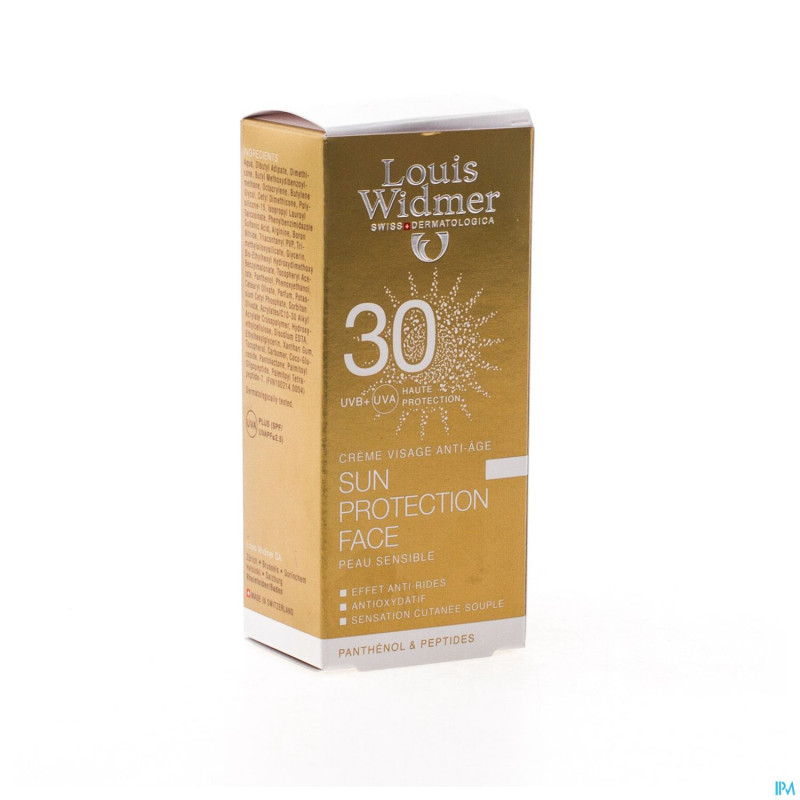 Widmer sun protection face ip30 parf    tube  50ml