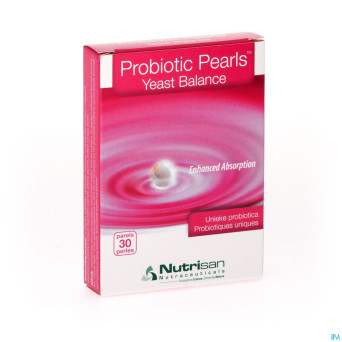 Probiotic pearls yeast balance blister 30 nutrisan