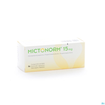Mictonorm 15mg comp enrobe  56