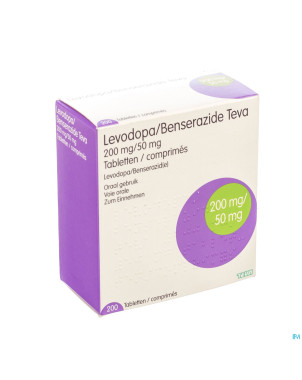 Levodopa benserazide teva tabs 200 x 200 mg/50 mg