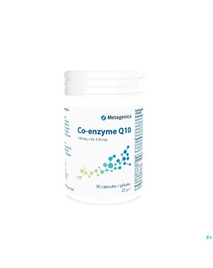 Coenzyme q10 100mg+vtt e caps  30 6492  metagenics