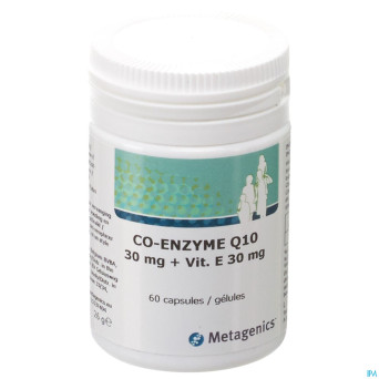 Coenzyme q10  30mg+vtt e caps  60 6493  metagenics