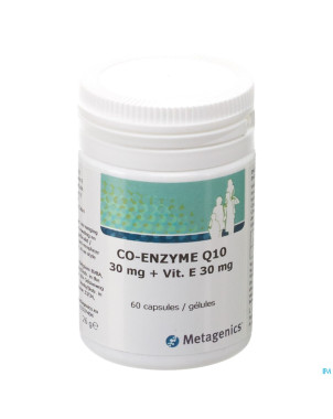 Coenzyme q10  30mg+vtt e caps  60 6493  metagenics