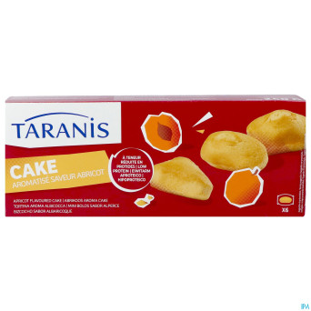 Taranis mini cake abricot 6x40g