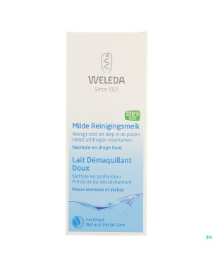 Weleda lait demaquillant    100ml