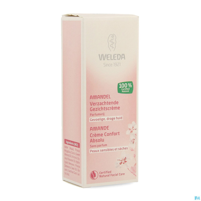 Weleda amande creme confort absolu tube 30ml