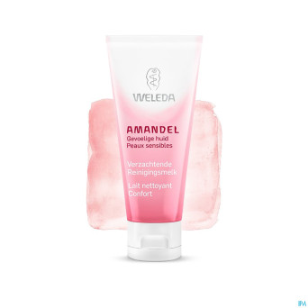Weleda amande lait nettoyant confort tube 75ml