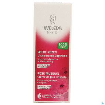 Weleda rosa musquee creme jour lissante  tube 30ml