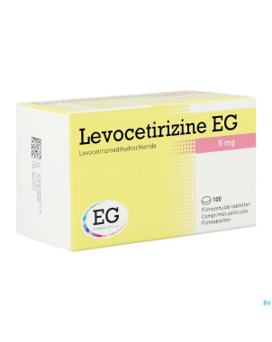 Levocetirizine eg 5 mg comp pell 100