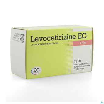 Levocetirizine eg 5 mg comp pell 100