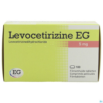 Levocetirizine eg 5 mg comp pell 100