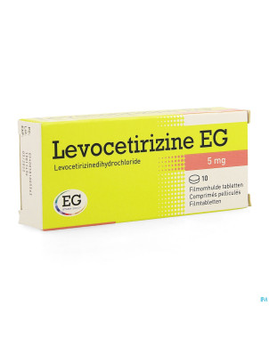 Levocetirizine eg 5 mg comp pell  10