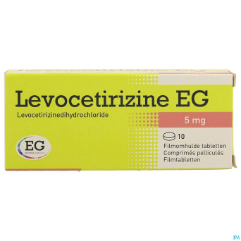 Levocetirizine eg 5 mg comp pell  10