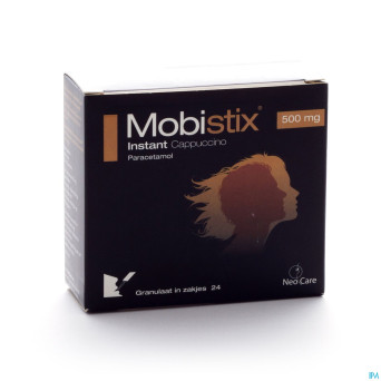 Mobistix instant cappuccino 500mg gran sach 24