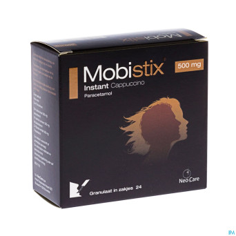 Mobistix instant cappuccino 500mg gran sach 24