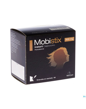 Mobistix instant cappuccino 500mg gran sach 48