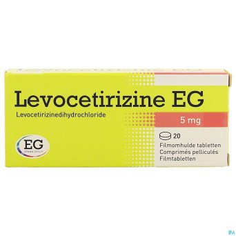 Levocetirizine eg 5 mg comp pell  20