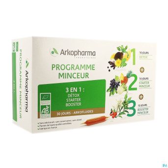 Arkofluide programme minceur amp 30x15ml