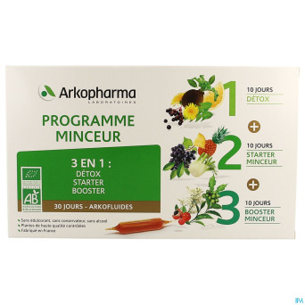 Arkofluide programme minceur amp 30x15ml