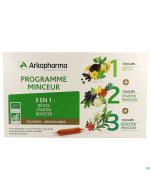 Arkofluide programme minceur amp 30x15ml
