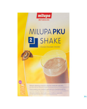 Milupa pku 2 shake chocolat   sach 10x50g