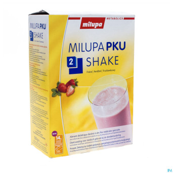Milupa pku 2 shake fraise    sach 10x50g