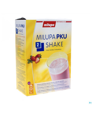 Milupa pku 2 shake fraise    sach 10x50g