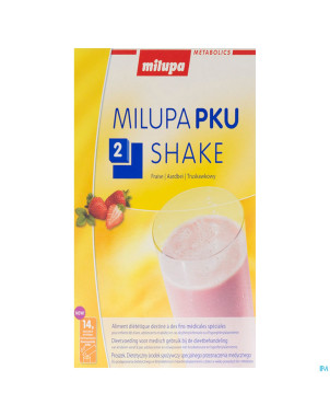 Milupa pku 2 shake fraise    sach 10x50g