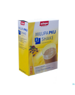 Milupa pku 3 shake cafe    sach 10x50g