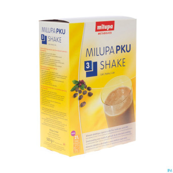 Milupa pku 3 shake cafe    sach 10x50g