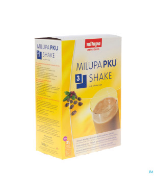Milupa pku 3 shake cafe    sach 10x50g