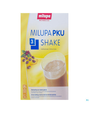 Milupa pku 3 shake cafe    sach 10x50g