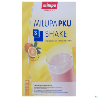 Milupa pku 3 shake orange    sach 10x50g