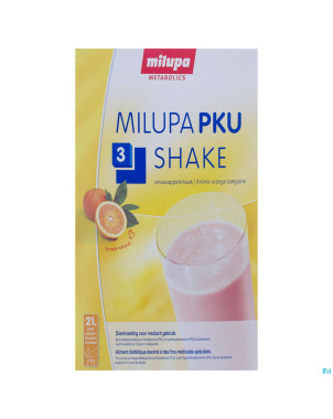 Milupa pku 3 shake orange    sach 10x50g