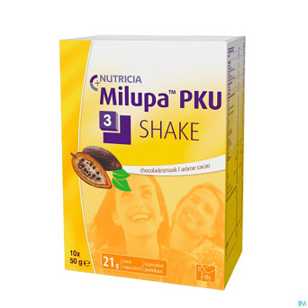 Milupa pku 3 shake chocolat   sach 10x50g