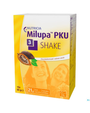 Milupa pku 3 shake chocolat   sach 10x50g