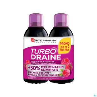 Turbodraine framboise duo   2x500ml